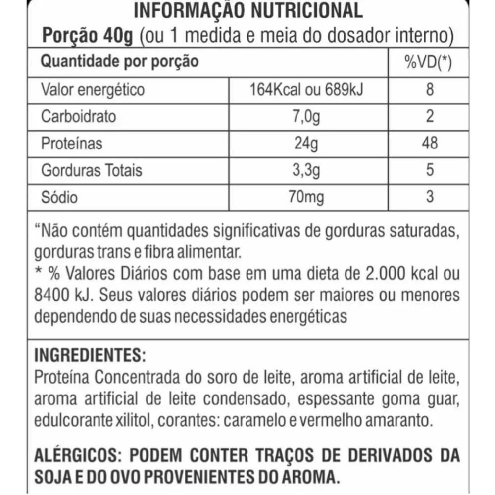 Whey Cream Gourmet 100% Fisionutri Pote 900g