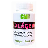 Colageno Hidrolisado 1400mg Com Vitamina C CM 60 capsulas