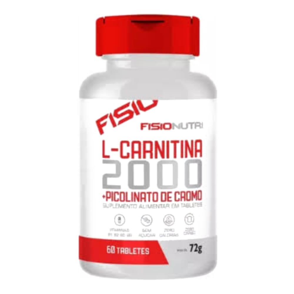 LCarnitina 2000nPicolinato de Cromo Fisionutri 60 cápsulas